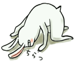 Omnibus of rabbit sticker #8089627