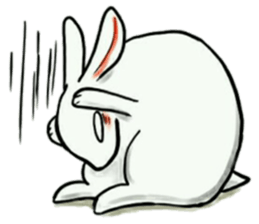 Omnibus of rabbit sticker #8089631