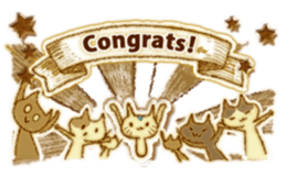 Sending message from me and my cat. sticker #8090004