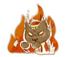 Sending message from me and my cat. sticker #8090008