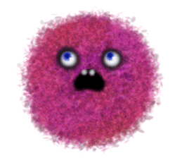 It is soft and is soft and fluffy sticker #8090201