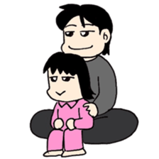 Ikumenpapa no manga de taiken-dan sticker #8090520