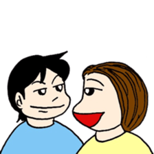 Ikumenpapa no manga de taiken-dan sticker #8090546