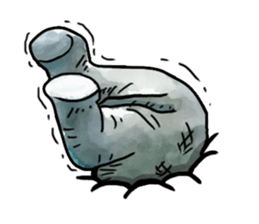 Watercolor elephant sticker sticker #8090726