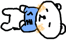 Whitebear BuBu sticker #8090839