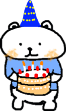Whitebear BuBu sticker #8090844