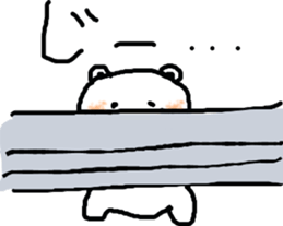 Whitebear BuBu sticker #8090865
