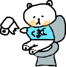 Whitebear BuBu sticker #8090871