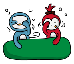 Lazy Foil - Part2 With Penguin Miss.P sticker #8090996