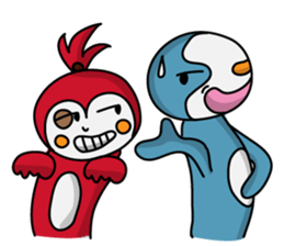 Lazy Foil - Part2 With Penguin Miss.P sticker #8091000