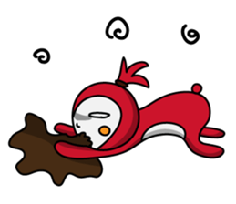 Lazy Foil - Part2 With Penguin Miss.P sticker #8091005