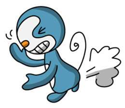 Lazy Foil - Part2 With Penguin Miss.P sticker #8091009