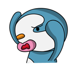 Lazy Foil - Part2 With Penguin Miss.P sticker #8091013