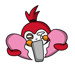 Lazy Foil - Part2 With Penguin Miss.P sticker #8091016