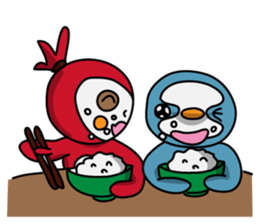 Lazy Foil - Part2 With Penguin Miss.P sticker #8091017