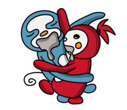 Lazy Foil - Part2 With Penguin Miss.P sticker #8091024