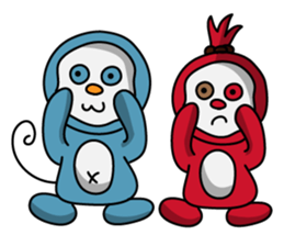 Lazy Foil - Part2 With Penguin Miss.P sticker #8091025