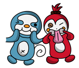 Lazy Foil - Part2 With Penguin Miss.P sticker #8091026