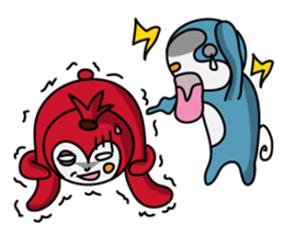 Lazy Foil - Part2 With Penguin Miss.P sticker #8091027