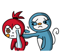 Lazy Foil - Part2 With Penguin Miss.P sticker #8091028