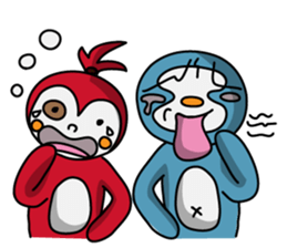 Lazy Foil - Part2 With Penguin Miss.P sticker #8091030