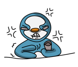 Lazy Foil - Part2 With Penguin Miss.P sticker #8091033