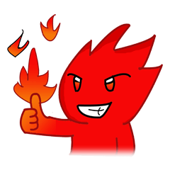 Fire Element Character - Burn