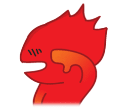 Fire Element Character - Burn sticker #8091247