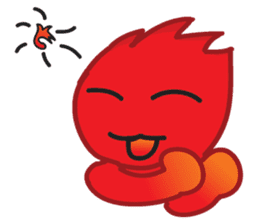 Fire Element Character - Burn sticker #8091253