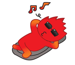 Fire Element Character - Burn sticker #8091263