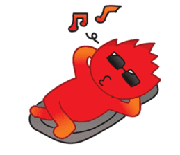 Fire Element Character - Burn sticker #8091263