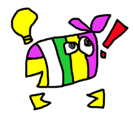 Colorful animal daily sticker #8091750