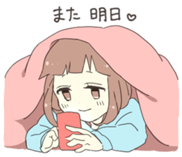 Bicycle girl sticker #8092190