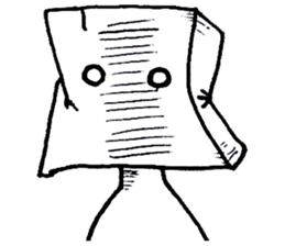 The Paper Bag Hero sticker #8092316