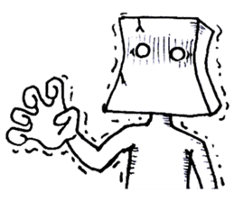 The Paper Bag Hero sticker #8092318