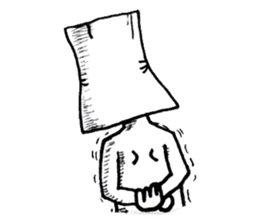 The Paper Bag Hero sticker #8092319