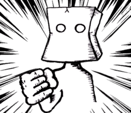 The Paper Bag Hero sticker #8092326