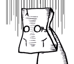 The Paper Bag Hero sticker #8092327