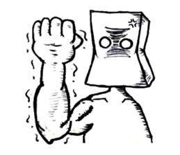 The Paper Bag Hero sticker #8092328