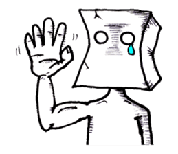 The Paper Bag Hero sticker #8092329