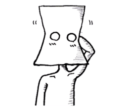 The Paper Bag Hero sticker #8092331