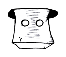 The Paper Bag Hero sticker #8092332