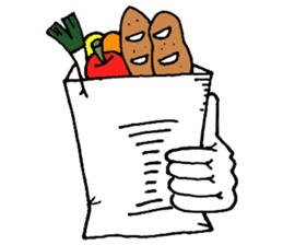 The Paper Bag Hero sticker #8092339