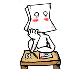 The Paper Bag Hero sticker #8092341