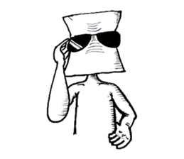 The Paper Bag Hero sticker #8092343