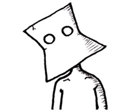 The Paper Bag Hero sticker #8092344