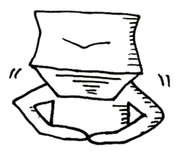 The Paper Bag Hero sticker #8092345