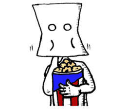 The Paper Bag Hero sticker #8092350