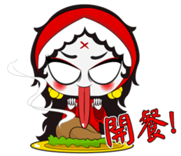 Ms. Ghossy (Chinese Version) sticker #8092531