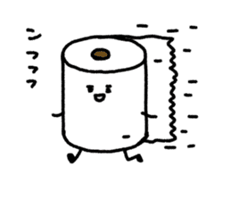 Toilet paper sticker4 sticker #8092600